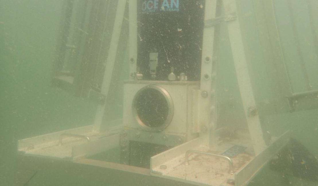 Photo d'une coupe de sédiment