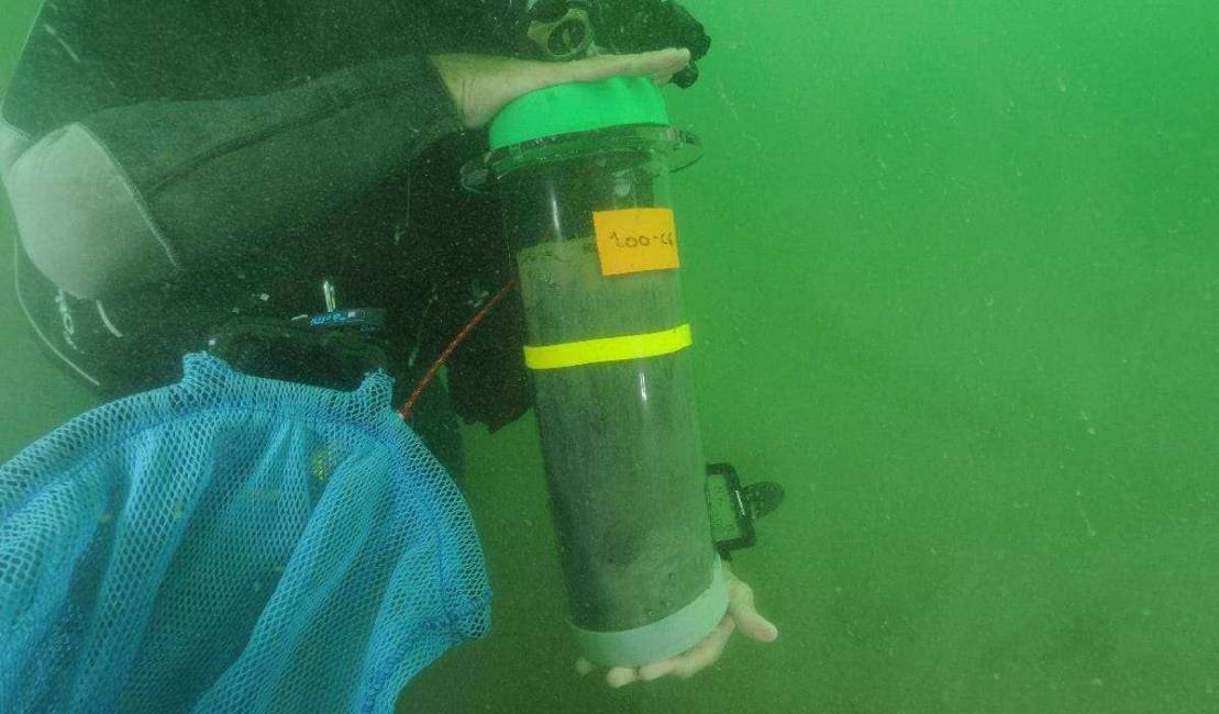 Carotte de sédiment pour incubation exsitu